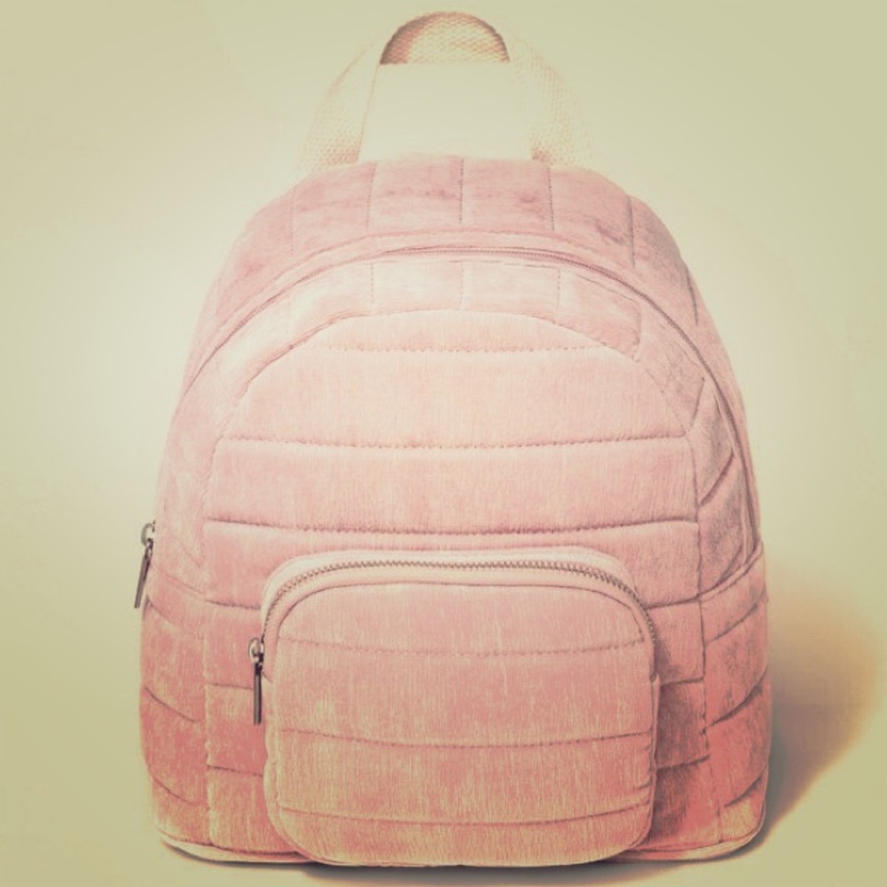 Pink mini backpack